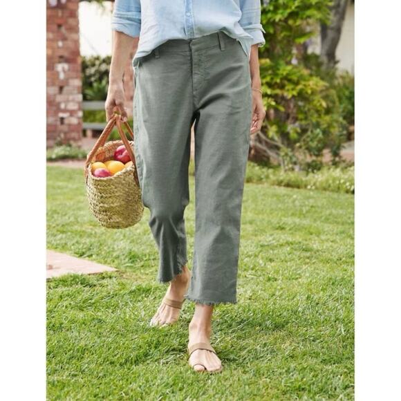 Frank & Eileen Kinsale Italian Performance Linen Trouser sz 2 - Picture 1 of 16